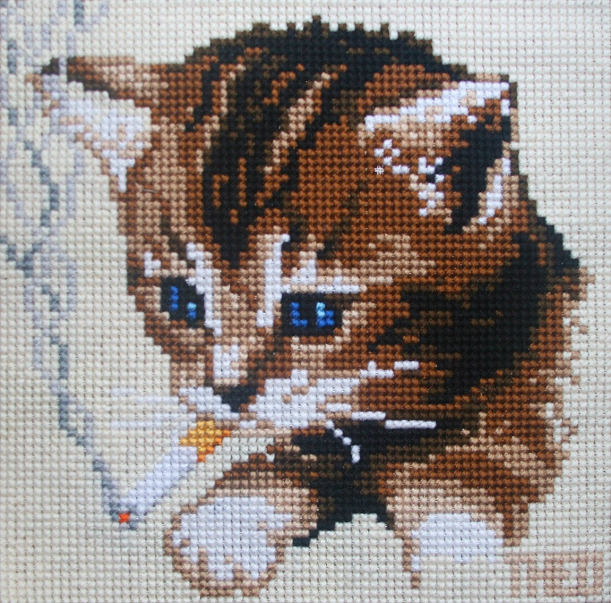 'Kitten' from the 'Smoking Animals' collection